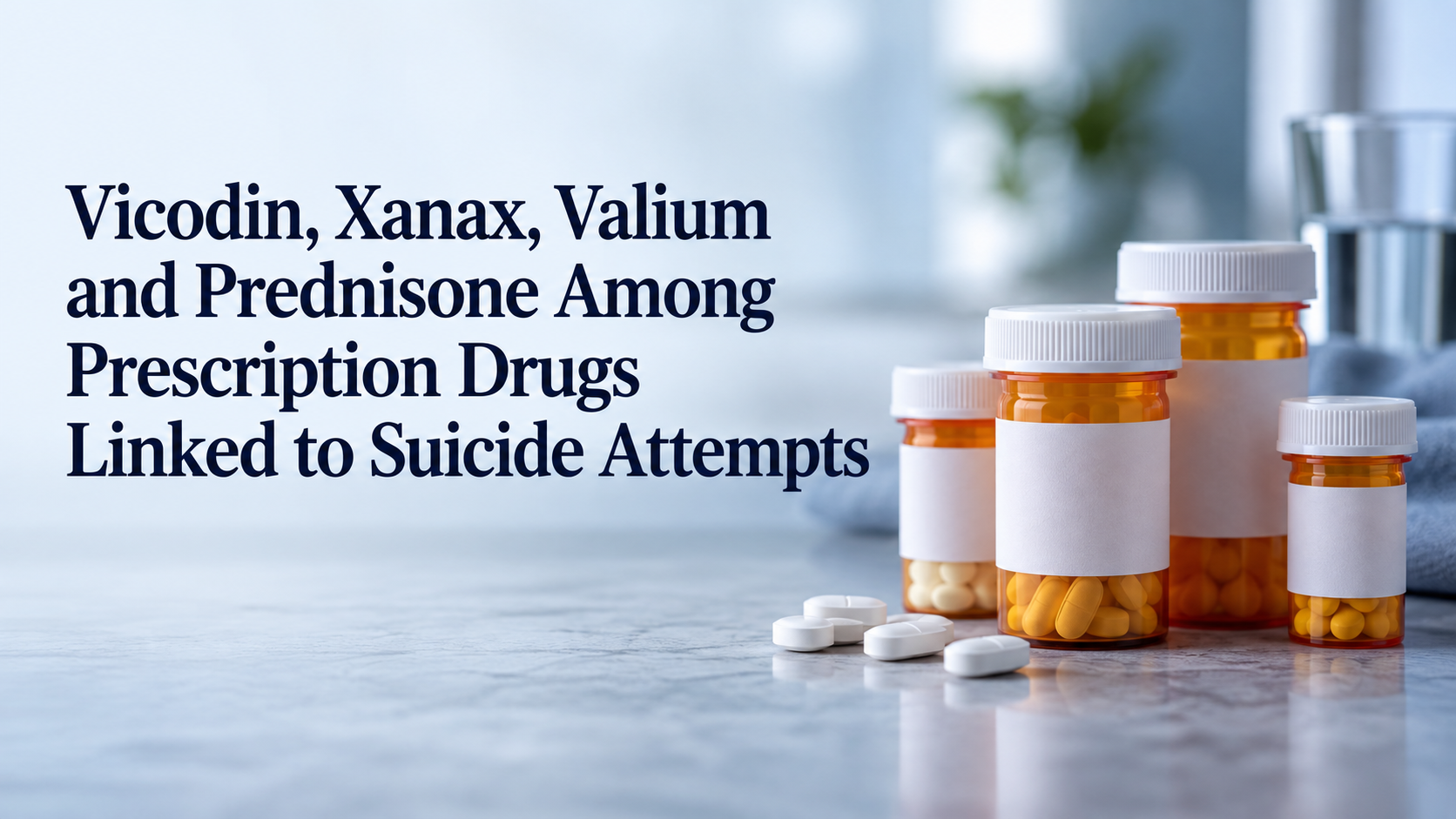 10 Prescription Drugs Linked to Suicide Attempts, Study Finds